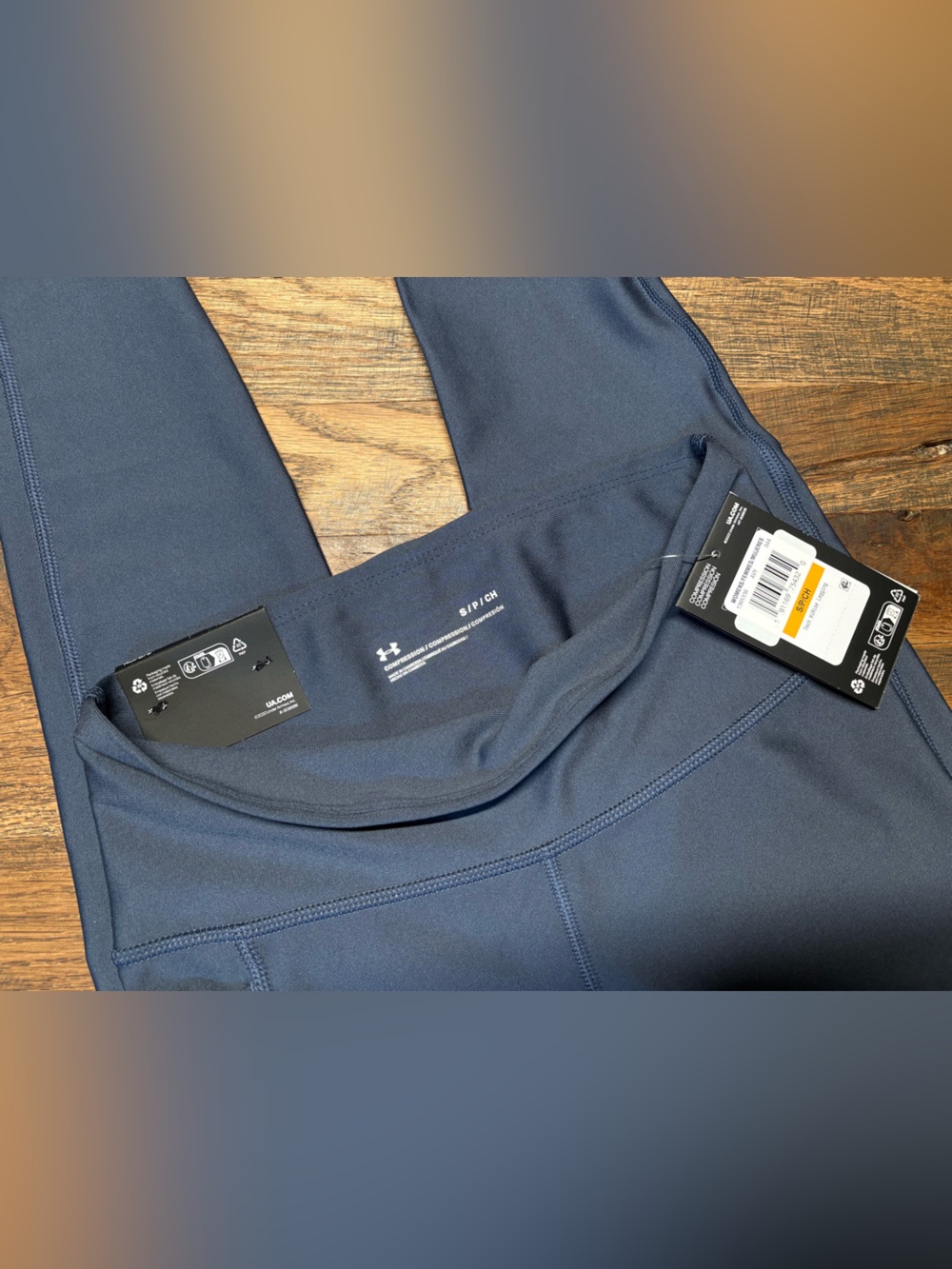 Under Armour Women’s Dark Navy Performance Leggings w Pockets